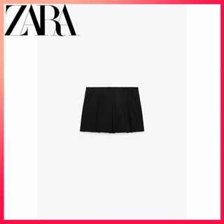 Zara กระโปรงพลีท เอวสูง แฟชั่นฤดูร้อน สําหรับผู้หญิง