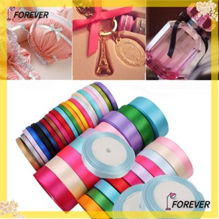 Forever ริบบิ้นผ้าซาติน 25 หลา ต่อม้วน สําหรับตกแต่งงานแต่งงาน DIY