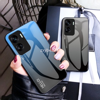 เคสโทรศัพท์มือถือกระจกนิรภัย ไล่โทนสี กันกระแทก สําหรับ Honor 90 Lite Pro 5G 2023 Honor90 90Pro 90Lite