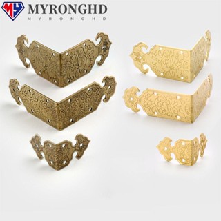 Myronghd อุปกรณ์โลหะแกะสลักมุมเท้า อเนกประสงค์ DIY 8 ชิ้น