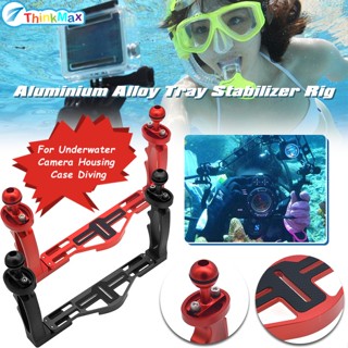 ถาดอลูมิเนียมอัลลอยด์ สําหรับกล้องใต้น้ํา GoPro DSLR สมาร์ทโฟน