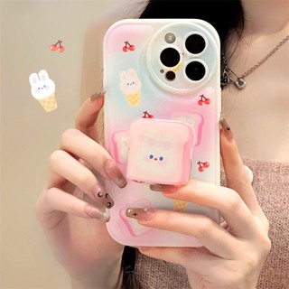 [พร้อมส่ง] เคสโทรศัพท์มือถือ พร้อมขาตั้ง สําหรับ Apple iPhone 15 14 13 12 11 PROMAX XS XR XSMAX SE2020 6 7 8PLUS MINI