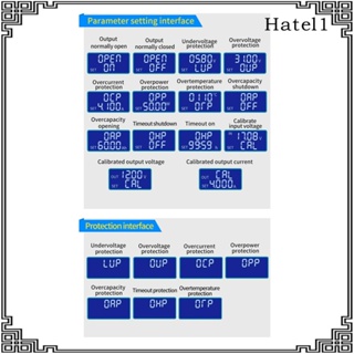 [Hatel] โมดูลควบคุมแรงดันไฟฟ้า DC ปรับได้ หน้าจอ LCD ป้องกันหลายชั้น