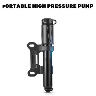 Portable Aluminium Mini Bicycle Air Pump Bike Hand Ball Cycling Tyre Inflator