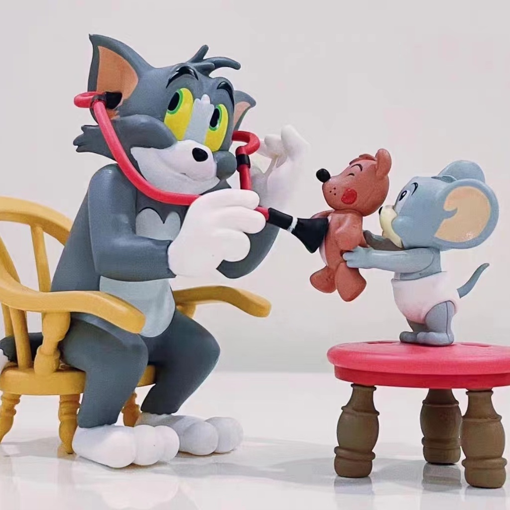 ของแท้52TOYS Tom and Jerry Daily Life 2 Series Blind Box doll Surprise Box Surprise Toys ของเล่นแฟชั