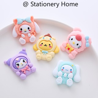 แม่เหล็กติดตู้เย็น ขนาดใหญ่ ลาย Sanrio My Melody Pudding Dog น่ารัก