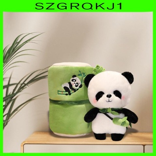 [szgrqkj1] ของเล่นตุ๊กตาหมีแพนด้า ของขวัญวันเกิด สําหรับเด็ก ผู้ใหญ่ ตกแต่งบ้าน