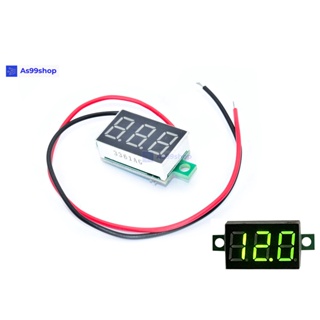 digital display 0.36 inch 4V-30V DC voltmeter( 2 line )สีเขียว