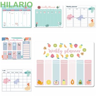 Hilario สติกเกอร์แม่เหล็กติดตู้เย็น ลาย TO DO List Week Daily