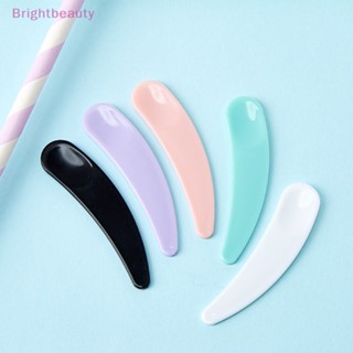 Brightbeauty ช้อนตักเครื่องสําอาง รูปพระจันทร์เสี้ยว 10 ชิ้น