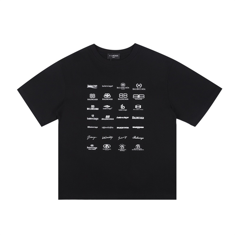 Ba88len&ga เสื้อยืดคอกลม แขนสั้น พิมพ์ลายกระสุน AOP สไตล์คลาสสิก K64Eu6