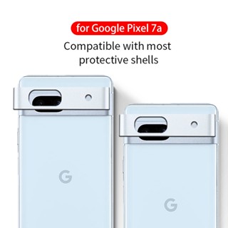 ฟิล์มอลูมิเนียม ป้องกันเลนส์กล้อง สําหรับ Google Pixel 7a 2 ชิ้น