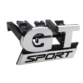 สติกเกอร์ตราสัญลักษณ์ 3D ABS โครเมี่ยม GT SPORT กระจังหน้ารถยนต์ อุปกรณ์เสริม สําหรับ Mercedes Benz 2019 Honda Accord