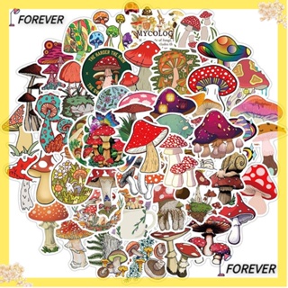 Forever สติกเกอร์ PVC ลายเห็ด มีกาวในตัว หลากสี สําหรับตกแต่งสมุดภาพ บ้าน 150 ชิ้น