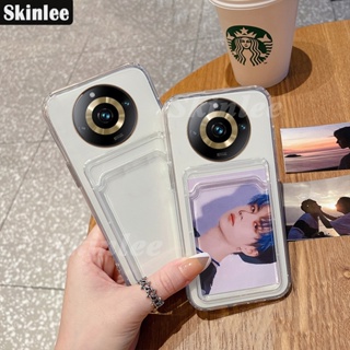 เคสโทรศัพท์มือถือ แบบใส พร้อมช่องใส่บัตร สําหรับ Realme 11 Pro Plus Realme11 Pro Plus