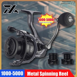 [COD]เตรียมจัดส่ง Daiwa Spinning Reel 1000-5000 11KGปลาคาร์พอุปกรณ์ตกปลาMax.Drag Metal Spool สำหรับน้ำจืดน้ำเค็ม