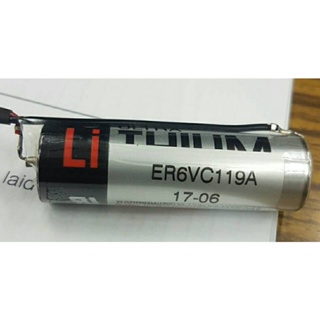 ER6V  Er6vc119A  ER6vc199Bแบตเตอร์รี่  พร้อมกล่อง ของแท้  แบตเตอรี่ 3.6 V 2000 mAh PLCสีดำปลั๊ ราคาโรงงาน