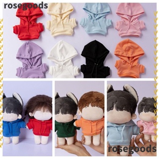 Rosegoods1 เสื้อกันหนาว มีฮู้ด หลากสี อุปกรณ์เสริม สําหรับตุ๊กตาแฟชั่น