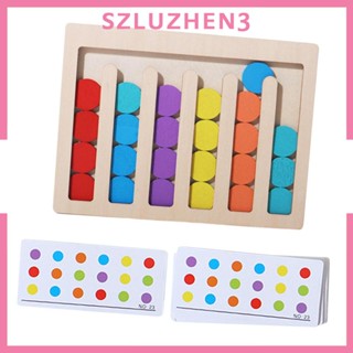 [Szluzhen3] ของเล่นไม้ปริศนา Montessori สําหรับเด็กผู้หญิง ของขวัญวันหยุด