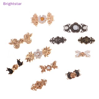 Brightstar ใหม่ กระดุมขยายกางเกงยีน แบบโลหะ ยืดหดได้ ปรับได้ 1 คู่