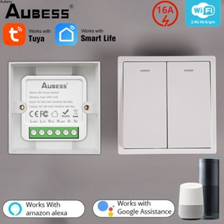 Aubess Aubess Aubess 16A mini WiFi Switch สวิตช์อัจฉริยะสวิตช์อัจฉริยะรองรับ Alexa google Home Voice Control