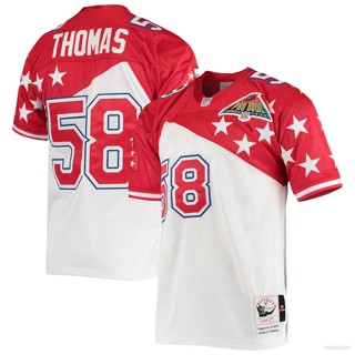 Ani 1995 Pro Bowl NFL AFC Derrick Thomas Jersey เสื้อยืดลําลอง แขนสั้น คอกลม พิมพ์ลายฟุตบอล พลัสไซซ์