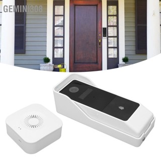 Gemini308 กริ่งประตู WiFi 2 ทาง Audio Door Bell 1080P Video Waterproof Motion Sensor ไร้สายสำหรับบ้าน