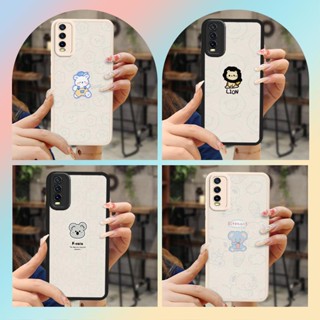 cute Anti-knock Phone Case For VIVO Y20/Y20i/Y20s/Y30 Standard Edition texture Phone lens protection couple creative