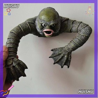 โมเดลประติมากรรม รูปการ์ตูน Lizard Man สีเขียว แบบสร้างสรรค์ สําหรับตกแต่งบ้าน วันฮาโลวีน