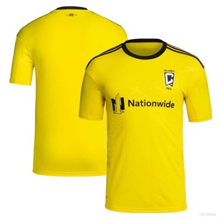 เสื้อยืดแขนสั้น ลายทีมชาติฟุตบอล Columbus Crew Gold Jersey พลัสไซซ์ 2022