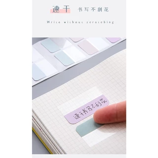อินเด็กซ์ (Index) ที่คั้นหนังสือ กันน้ำ มี 6 สีต่อ 1 แบบ มีหลายขนาด กระดาษโน๊ต พร้อมแถบกาว (Sticky Notes)