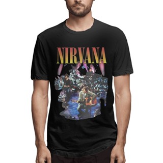 ขายดี เสื้อเชิ้ต ลาย Nirvana Live In York Charcoal ขนาดใหญ่ เหมาะกับของขวัญวันเกิด สําหรับผู้ชาย