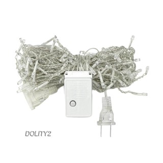 [Dolity2] สายไฟหิ่งห้อย LED กว้าง 4 เมตร สําหรับตกแต่งสวนหลังบ้าน คริสต์มาส วันเกิด