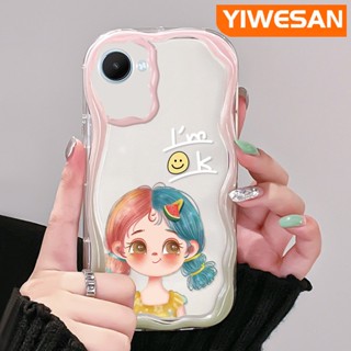 ใหม่ เคสโทรศัพท์มือถือแบบนิ่ม ใส กันกระแทก ลายการ์ตูนเด็กผู้หญิงน่ารัก สําหรับ Realme C30 C30s C31 C33 C35 C55 Narzo 50i Prime Narzo N55 50A Prime