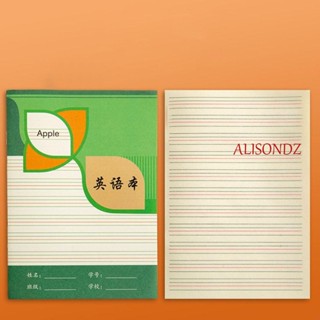 Alisondz Pinyin หนังสือออกกําลังกาย นักเรียน 3 ภาษา ชั้นเรียน หนังสือการบ้าน หนังสือการบ้าน ชั้นประถมศึกษา จีน สมุดบันทึกนักเรียน