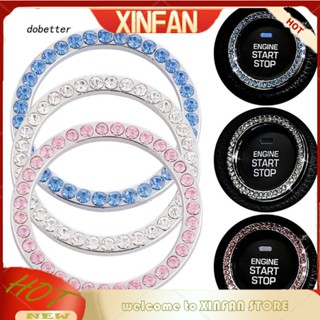 Xinfan STAR STOP ปุ่มตกแต่งแหวนหิน สําหรับรถยนต์