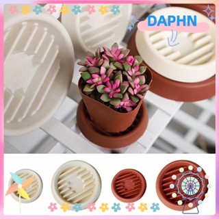 Daphs ฐานกระถางดอกไม้ พลาสติก ทรงกลม สําหรับตกแต่งบ้าน บอนไซ 5 ชิ้น