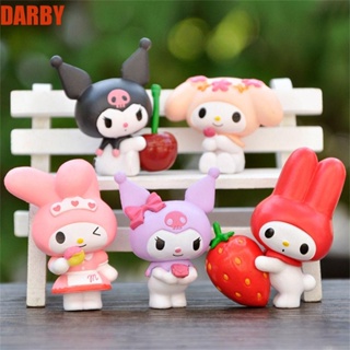 Darby โมเดลฟิกเกอร์ PVC รูปการ์ตูนอนิเมะ Kuromi Kt Cat Pachacco My Melody ของเล่นสําหรับเด็ก