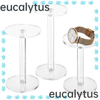 Eucalytus1 ขาตั้งอะคริลิคใส ทรงกลม สําหรับโชว์ของสะสม 3 ชิ้น