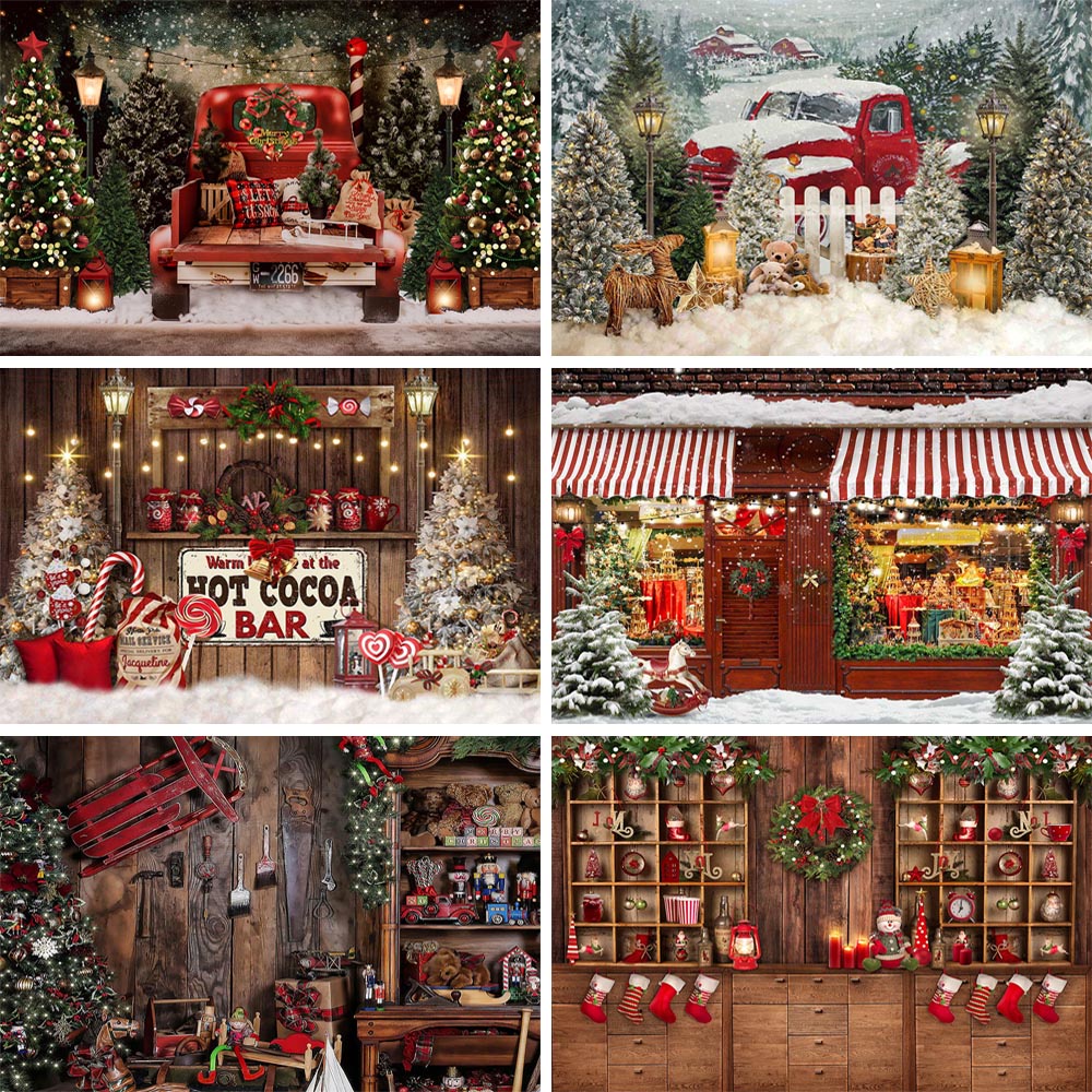 ภาพพื้นหลัง ลายคริสต์มาส Snow Merry Xmas สําหรับใช้ถ่ายภาพในสตูดิโอ