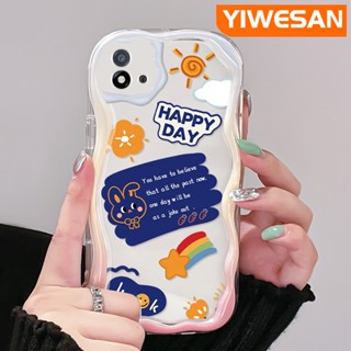 เคสโทรศัพท์มือถือแบบใส ลายการ์ตูนกระต่ายน่ารัก สีรุ้ง สําหรับ Realme C20 C20A C11 2021 C11 2020 Narzo 50i