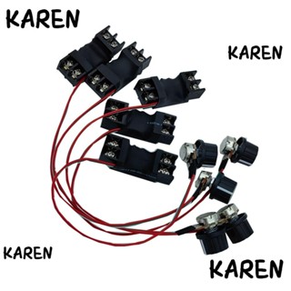 Karen ลูกบิดควบคุมไฟหรี่ LED 8A 15A 30A Pwm 12V คุณภาพสูง อุปกรณ์เสริม สําหรับบ้าน