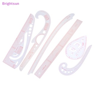 Brightsun 7 ไม้บรรทัดโค้ง อเนกประสงค์ สําหรับวาดภาพ ตัดเย็บเสื้อผ้า