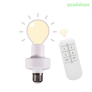 Guadalupe ฐานโคมไฟ WiFi 20 เมตร ไฟ Led ห้องนอน ห้องนั่งเล่น ซ็อกเก็ตในครัวเรือน รีโมทคอนโทรล ตั้งเวลา สวิตช์ไฟ