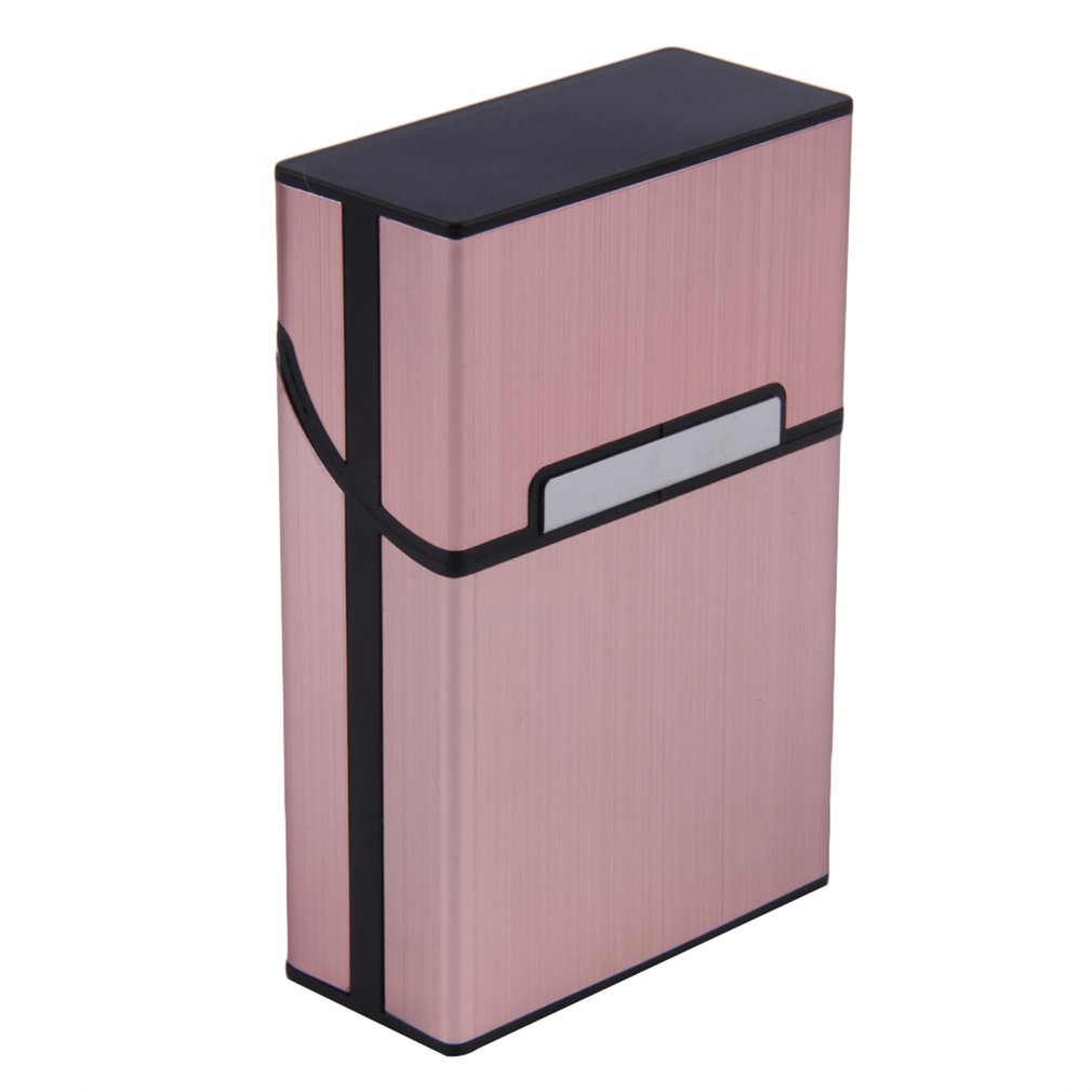 【yunhai】Light Aluminum Cigarette Cigar Case Pocket Box Container Storage Holder