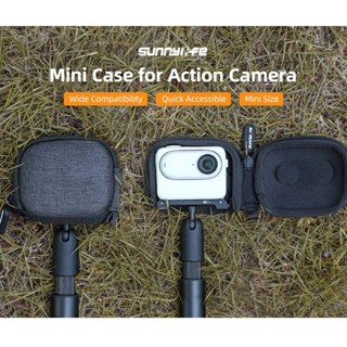 กระเป๋าเคสแข็ง ขนาดเล็ก สําหรับ Insta360 GO 3 GoPro 12 Action 3