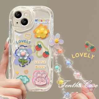 เคสโทรศัพท์มือถือแบบนิ่ม ลายดอกไม้ 3D พร้อมสายคล้อง สําหรับ Realme C53 C55 C35 C33 C31 C30 C21Y C25 C25s C25Y C12 C21 C20 C20A C11 C15 8i 6i 5i 5s 5 Narzo 50A 50i Prime