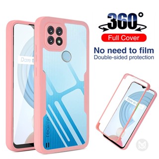 [ใหม่] เคสซิลิโคนใส ป้องกัน 360 องศา กันกระแทก สําหรับ Realme C33 C30 C30S C21 C21Y C25Y C25 C25S 6 6Pro 9i