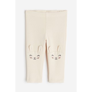 H&amp;M  Girl Appliquéd brushed-inside leggings 1172176_1