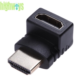 อะแดปเตอร์แปลง HDMI ตัวผู้ เป็นตัวเมีย สําหรับโน้ตบุ๊ก ทีวี [highways.th]